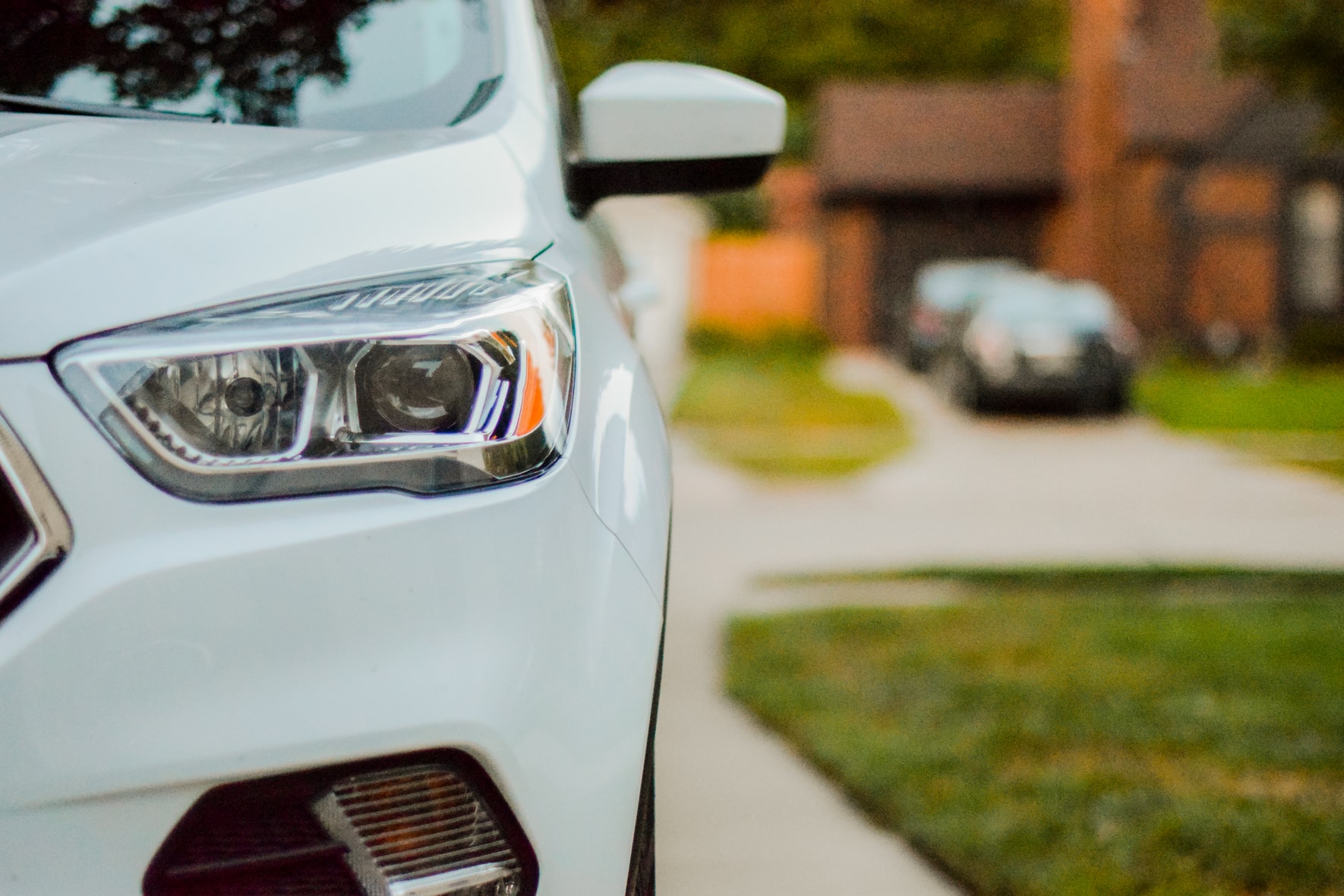 front view of a car